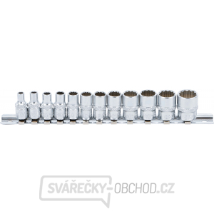 Sada nástrčných dvanáctihranných hlavic | 6,3 mm (1/4 Sada nástrčných dvanáctihranných hlavic | 6,3 mm (1/4