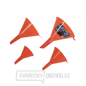 Sada trychtýřů | vhodná pro přímý styk s kapalinami | Ø 55 - 115 mm | 4dílná, Matabro MB-OIL05 Sada trychtýřů | vhodná pro přímý styk s kapalinami | Ø 55 - 115 mm | 4dílná, Matabro MB-OIL05 gallery main image