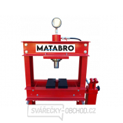 Hydraulický lis 30t s dvourychlostní pumpou a posuvným pístem, Matabro MB-P30TDP Hydraulický lis 30t s dvourychlostní pumpou a posuvným pístem, Matabro MB-P30TDP náhled