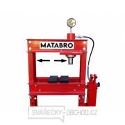 Hydraulický lis 30t s dvourychlostní pumpou a posuvným pístem, Matabro MB-P30TDP Hydraulický lis 30t s dvourychlostní pumpou a posuvným pístem, Matabro MB-P30TDP náhled