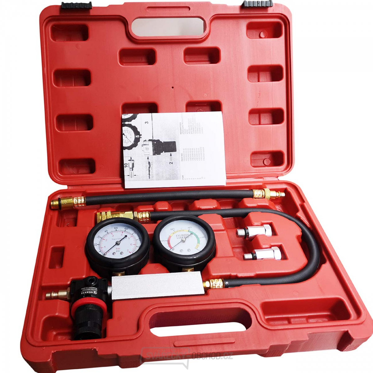 Tester těsnosti válců, sada pro testování komprese, Matabro MB-TES01