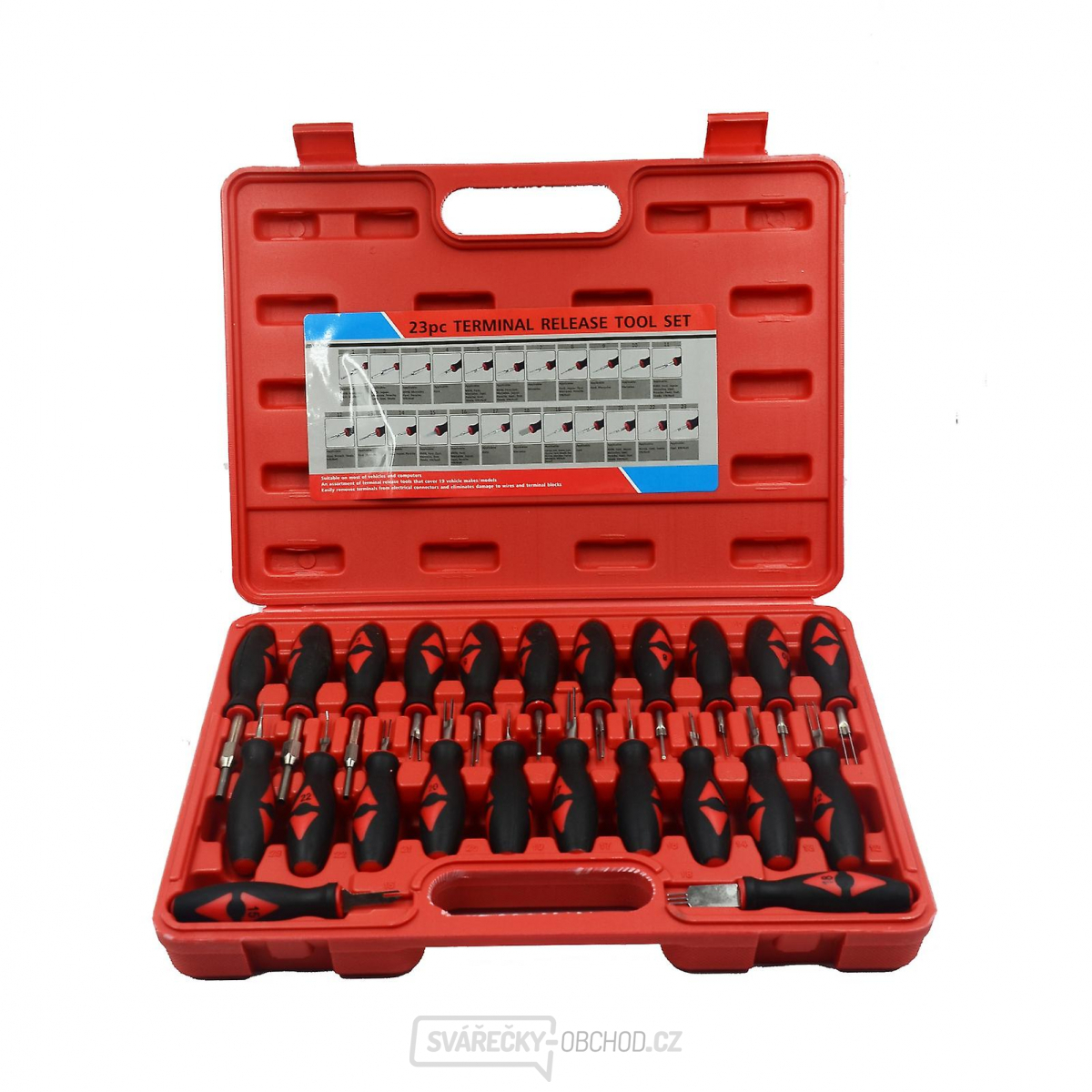 Sada nářadí pro demontáž svorek a kabelů, 23ks, Matabro, MB-03-06045