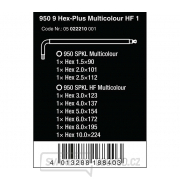 Wera 022210 Zástrčné klíče inbus 950/9 Hex-Plus Multicolour HF 1, BlackLaser s přidržovací funkcí (Sada 9 dílů) Wera 022210 Zástrčné klíče inbus 950/9 Hex-Plus Multicolour HF 1, BlackLaser s přidržovací funkcí (Sada 9 dílů) náhled