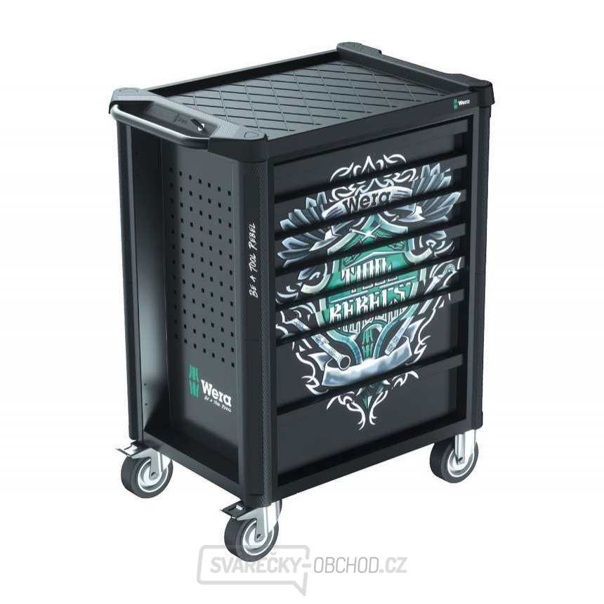 Wera 150130 nový Dílenský vozík 1 Tool Rebel typ 9700 (94 dílů) Wera 150130 nový Dílenský vozík 1 Tool Rebel typ 9700 (94 dílů) gallery main image