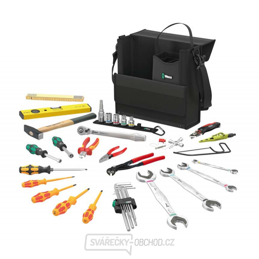 Wera 136071 Nářadí Wera 2go SHK 1 pro sanitární, topnou a klimatizační techniku (Sada 36 dílů)