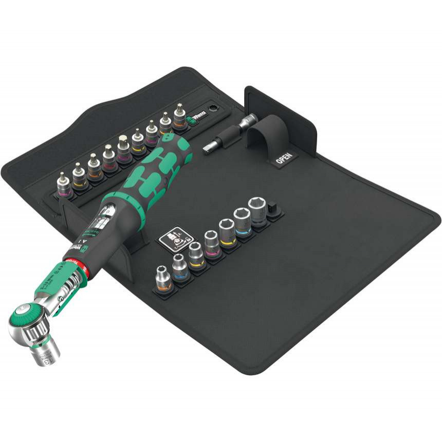 Wera 136073 Momentový klíč Safe-Torque A 1 SHK Set 1, čtyřhran 1/4&quot;, 2 ÷ 12 Nm (Sada 20 dílů)