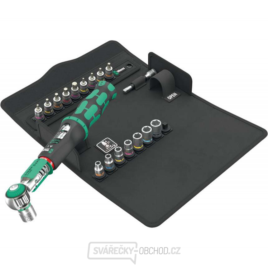 Wera 136073 Momentový klíč Safe-Torque A 1 SHK Set 1, čtyřhran 1/4", 2 ÷ 12 Nm (Sada 20 dílů)