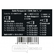 Wera 136073 Momentový klíč Safe-Torque A 1 SHK Set 1, čtyřhran 1/4", 2 ÷ 12 Nm (Sada 20 dílů) Náhled