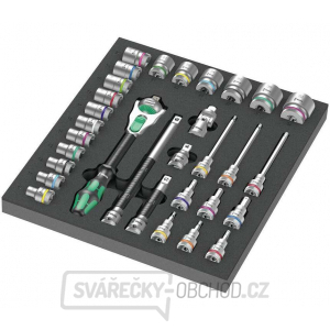 Wera 150112 Ráčnová sada Zyklop 1/2" 8000 C typ 9722 v pěnové vložce Set 1 (Sada 31 dílů)