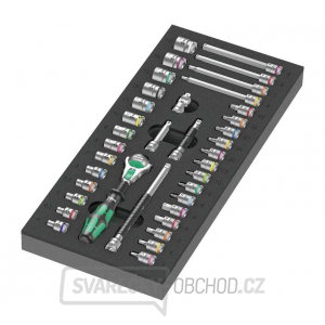 Wera 150110 Ráčnová sada Zyklop 1/4" 8000 A typ 9720 v pěnové vložce Set 1 (Sada 37 dílů)