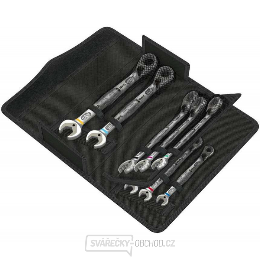 Wera 020093 Očkoploché ráčnové klíče 5/16 ÷ 3/4" 6001 Joker Switch 8 Imperial Set 1, palcové (Sada 8 dílů)