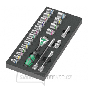 Wera 150111 Ráčnová sada Zyklop 3/8" 8000 B typ 9721 v pěnové vložce Set 1 (Sada 23 dílů) gallery main image