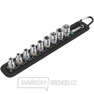 Wera 003883 Nástrčné hlavice Zyklop 1/4" Belt A 4 (Sada 9 dílů)