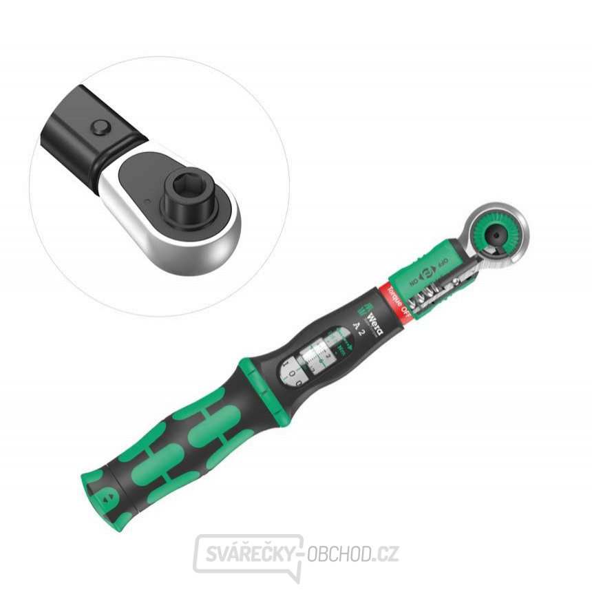 Wera 075801 Momentový klíč Hex 1/4" Safe-Torque A 2 (2 ÷ 12 Nm)