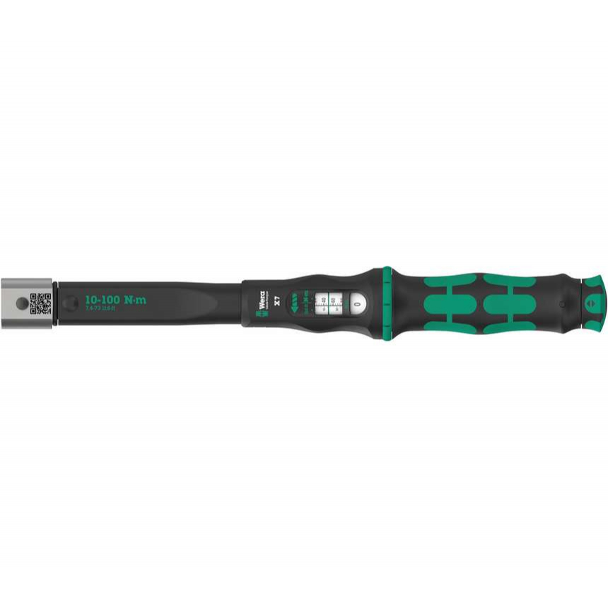 Wera 075657 Momentový klíč Click-Torque X 7 pro nástrčné nástroje 14x18mm (10 ÷ 100 Nm)