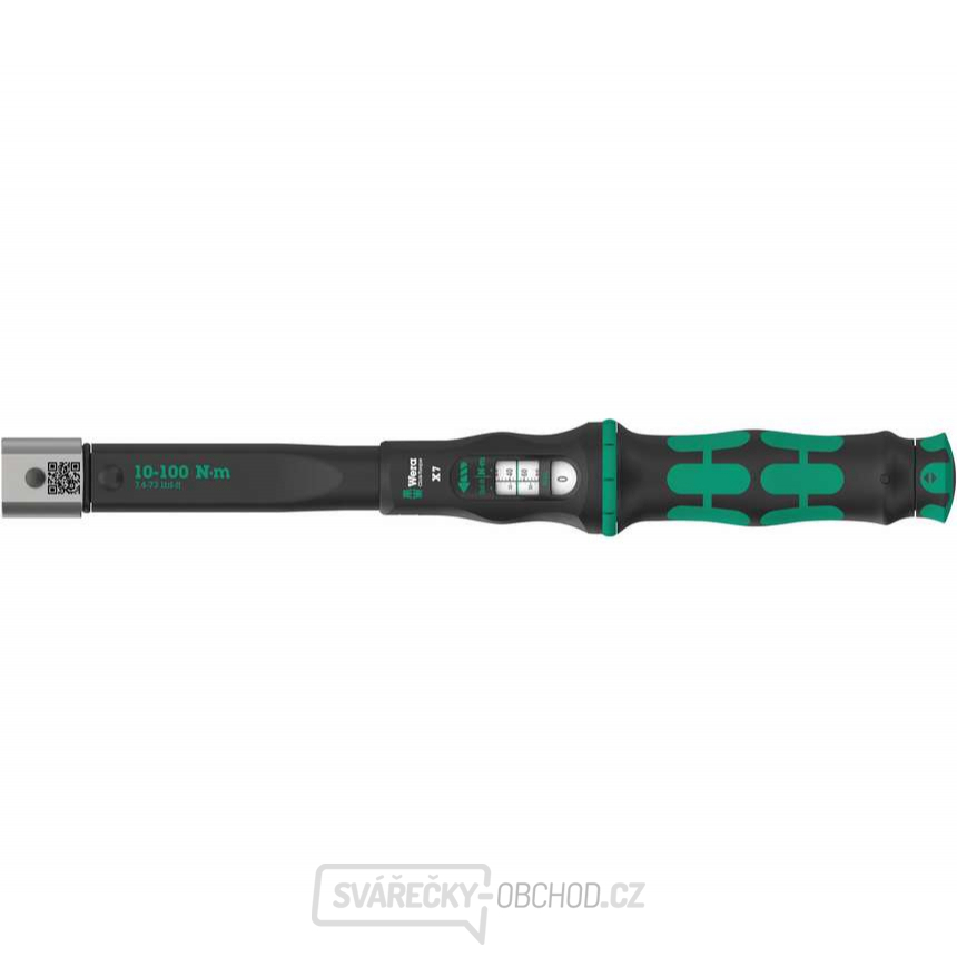 Wera 075657 Momentový klíč Click-Torque X 7 pro nástrčné nástroje 14x18mm (10 ÷ 100 Nm)