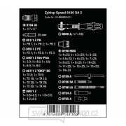 Wera 003533 Ráčnová sada Zyklop Speed 8100 SA 2, upínací část 1/4", metrická - 42 ks Náhled