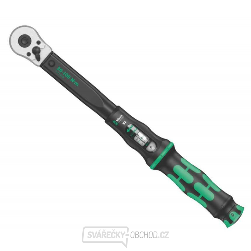 Wera 075611 Momentový klíč Wera Click-Torque B 2 s přepínací ráčnou 3/8" (20 - 100 Nm)