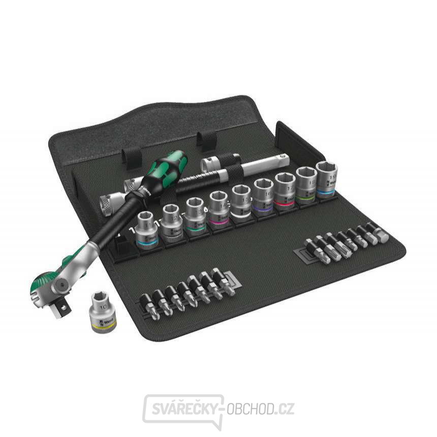 Wera 004076 Ráčnová sada 1/2" 8100 SC 6 Zyklop Speed (Sada 28 dílů)