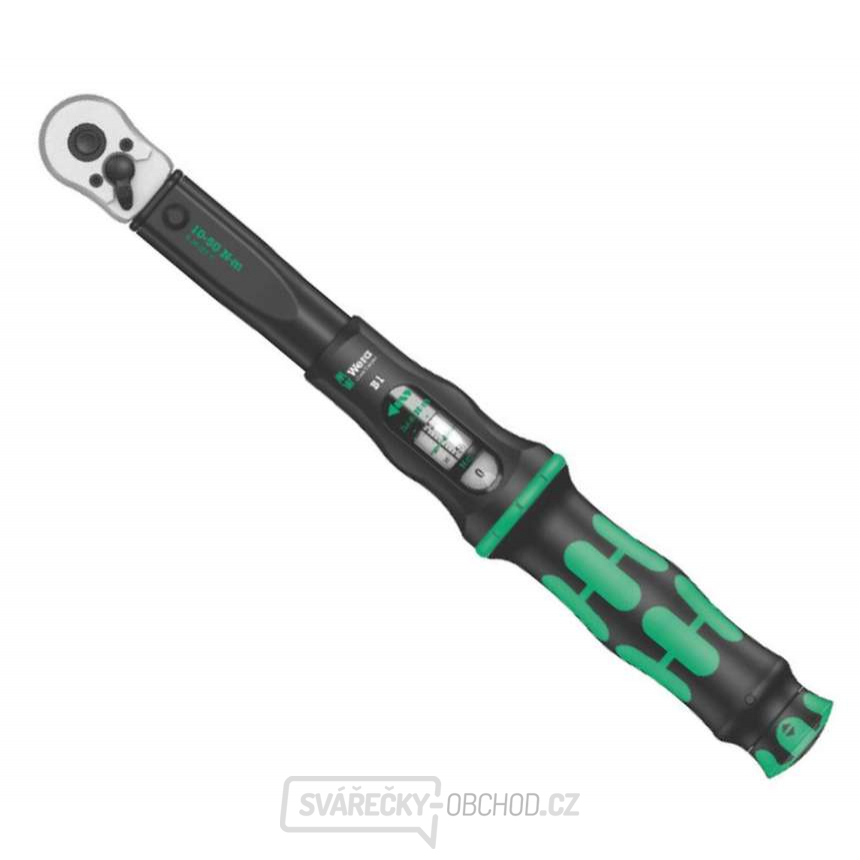 Wera 075610 Momentový klíč Wera Click-Torque B 1 s přepínací ráčnou 3/8" (10 - 50 Nm)