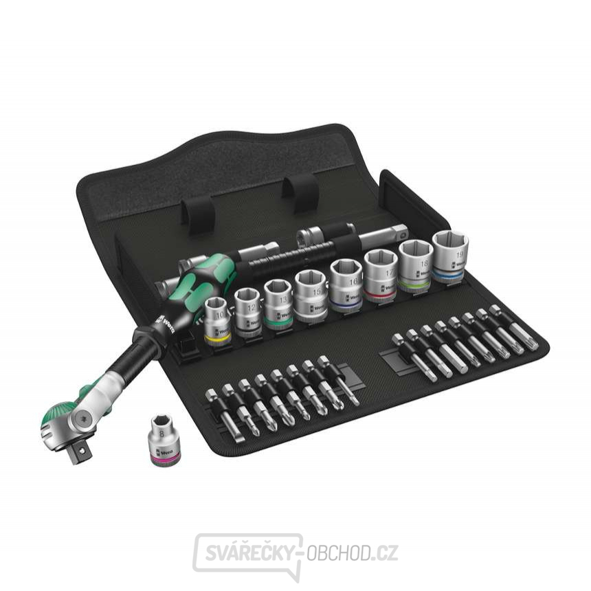 Wera 004046 Ráčnová sada 3/8" 8100 SB 6 Zyklop Speed (Sada 29 dílů)