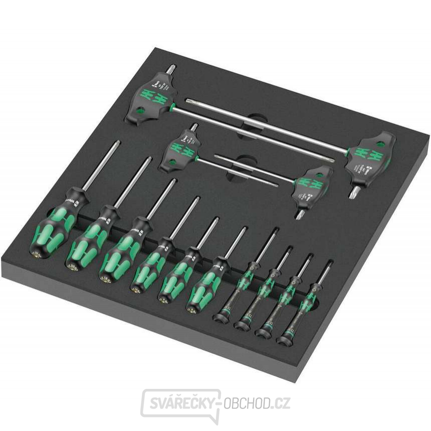 Wera 150103 Šroubováky TORX® 9712 Set 1 v pěnové vložce (Sada 14 dílů) Wera 150103 Šroubováky TORX® 9712 Set 1 v pěnové vložce (Sada 14 dílů) gallery main image