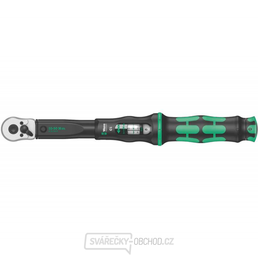 Wera 075620 Momentový klíč Wera Click-Torque C 1 s přepínací ráčnou 1/2" (10 - 50 Nm)
