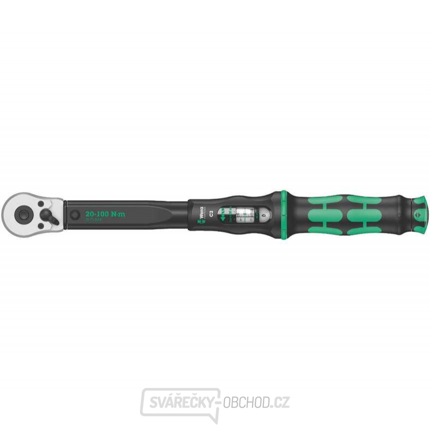 Wera 075621 Momentový klíč Wera Click-Torque C 2 s přepínací ráčnou 1/2" (20 - 100 Nm)
