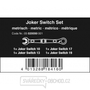 Wera 020090 Očkoploché ráčnové klíče 10 ÷ 19 mm 6001 Joker 4 Set 1, vyhnuté (Sada 4 dílů) Náhled