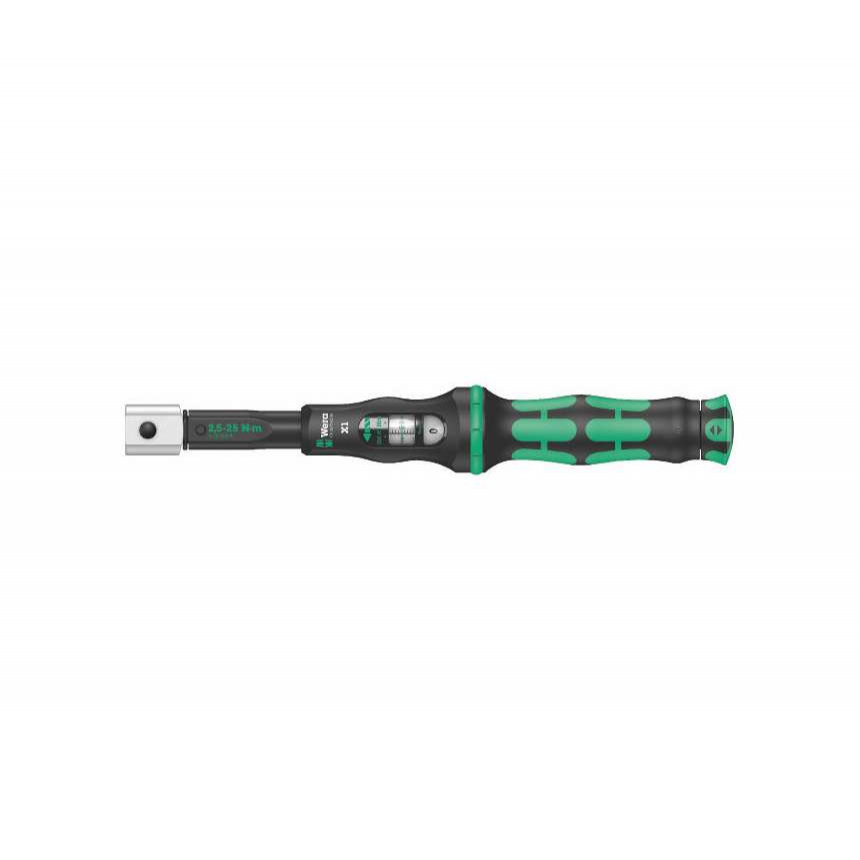 Wera 075651 Momentový klíč Wera Click-Torque X 1 pro nástrčné nástroje 9x12mm (2,5 - 25 Nm)