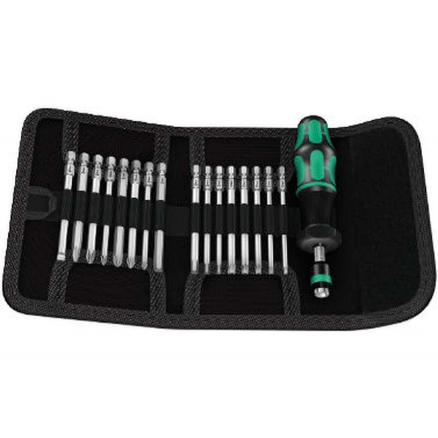 Wera 059293 Momentový šroubovák Kraftform Kompakt 60 Torque 1,2 ÷ 3,0 Nm (Včetně sady 16 bitů) 05059293001
