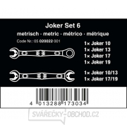 Wera 020022 Očkoploché ráčnové klíče 10 ÷ 19 mm Joker a Joker Double (Sada 6 dílů) Náhled