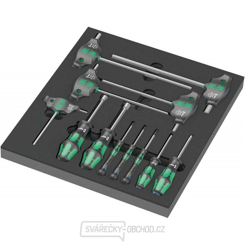 Wera 150104 Šroubováky Hex 9713 Set 1 v pěnové vložce (Sada 12 dílů)