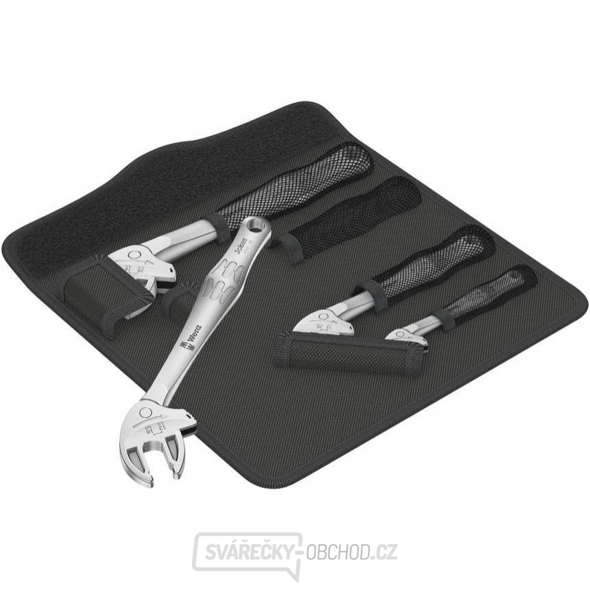 Wera 020110 Samonastavovací otevřené klíče 7 ÷ 19 mm|1/4 ÷ 3/4" 6004 Joker 4  Set 1 (Sada 4 dílů)