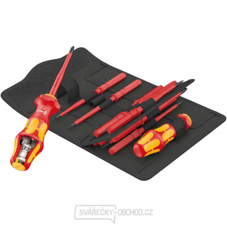 Wera 057485 Elektrikářské šroubováky Kraftform Compact Turbo i Imperial 1 - VDE (Sada 16 dílů) palcová sada