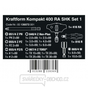 Wera 136072 Ruční držáky a výměnné čepele Kraftform Kompakt 400 RA SHK Set 1 (Sada 19 dílů) Náhled