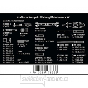 Wera 135926 Nářadí Kraftform Kompakt W1 údržba (Sada 36 dílů) náhled
