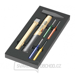 Wera 150182 Kladivo s průbojníky v pěnové vložce, typ 9782, Set 1 (Sada 6 dílů) Wera 150182 Kladivo s průbojníky v pěnové vložce, typ 9782, Set 1 (Sada 6 dílů) gallery main image