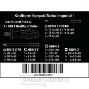 Wera 057483 Výměnné šroubovací čepele Kraftform Kompakt Turbo Imperial 1, palcové (Sada 19 dílů) Náhled