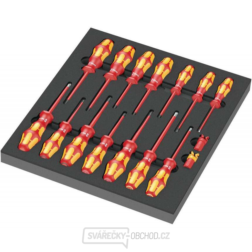 Wera 150102 Šroubováky VDE 9711 Set 1 v pěnové vložce (Sada 16 dílů)