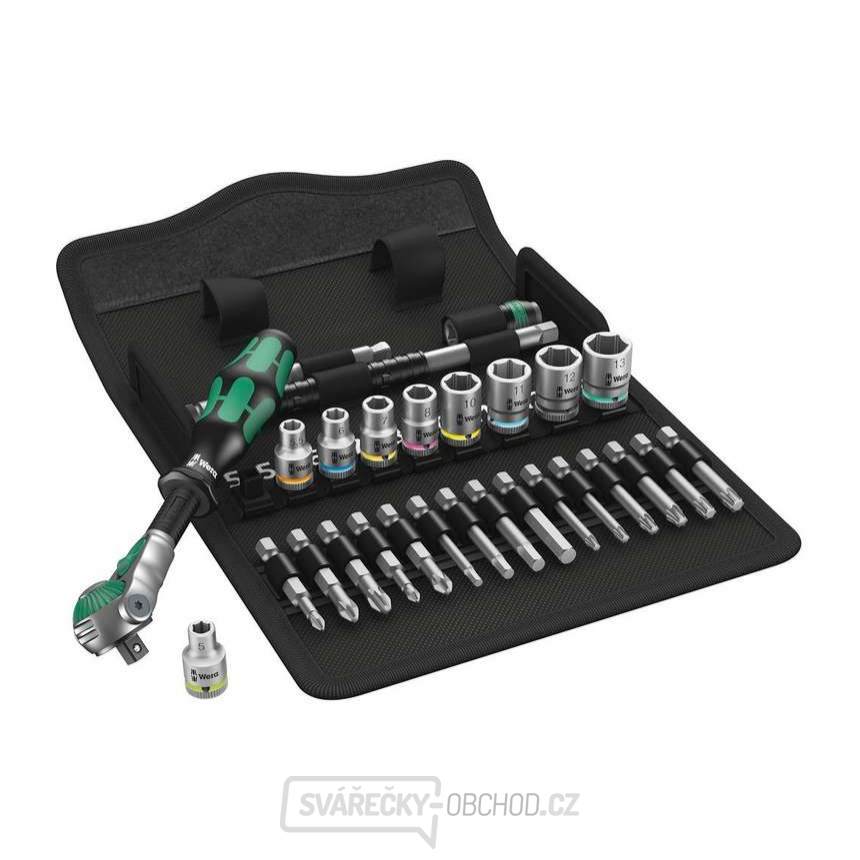 Wera 004016 Ráčnová sada 1/4" 8100 SA 6 Zyklop Speed (Sada 28 dílů)
