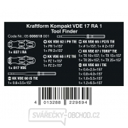 Wera 006618 Rukojeť s ráčnou Kraftform Kompakt VDE 17 RA 1 a výměnnými čepelemi (Sada 17 dílů) Náhled