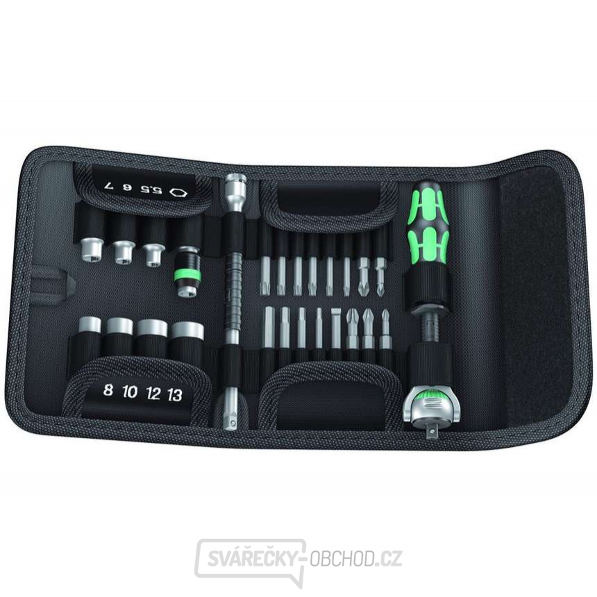 Wera 051045 Ráčnová sada Zyklop 1/4" Kraftform Kompakt Zyklop Speed (Sada 26 dílů)