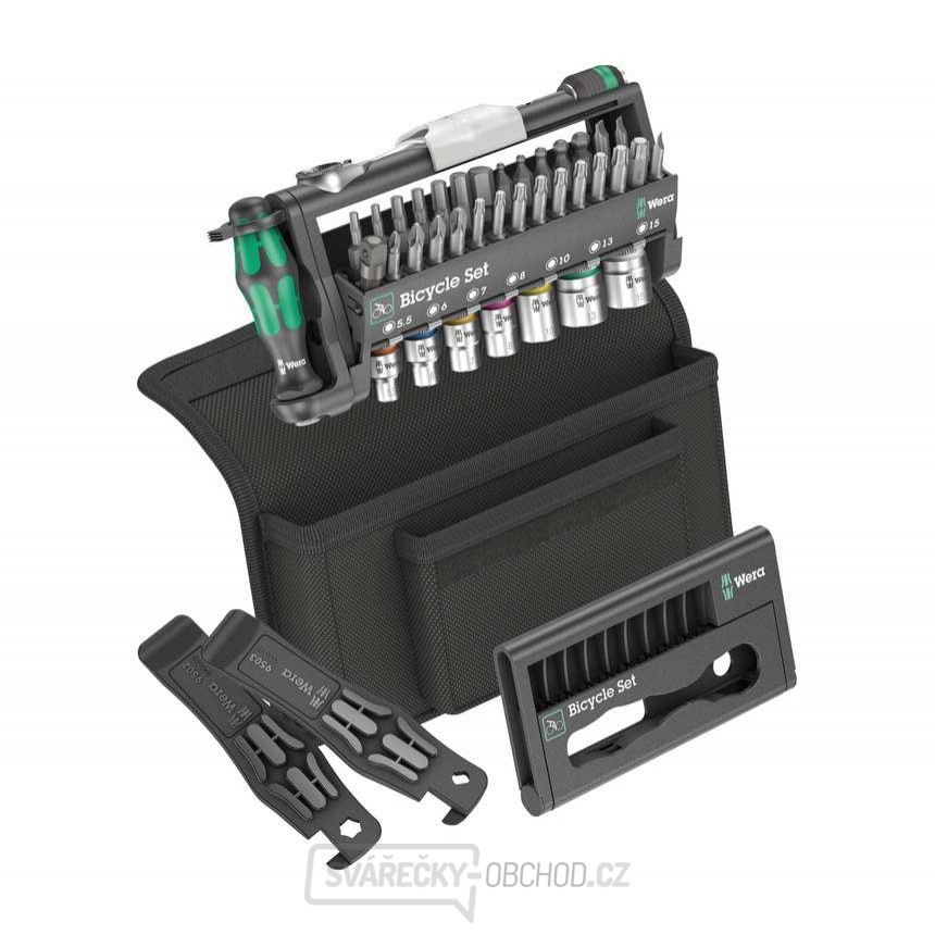 Wera 004172 Nářadí pro kola Bicycle Set 3 (Sada 41 dílů včetně ráčny Zyklop Mini 1/4")
