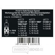 Wera 075840 Nářadí Safe-Torque Speed pro výměnu břitových destiček. Typ 7510/14 (Sada 14 dílů) 1 - 3 Nm Náhled
