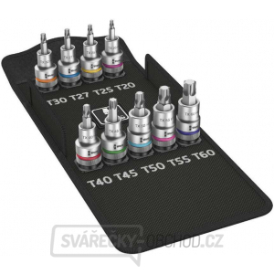 Wera 004202 Zástrčné hlavice Zyklop 1/2" Torx 8767 C TORX HF 1 s přidržovací funkcí (Sada 9 dílů)