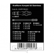Wera 071116 Šroubováky Kraftform Kompakt 60 Stainless (Sada 17 dílů) Náhled