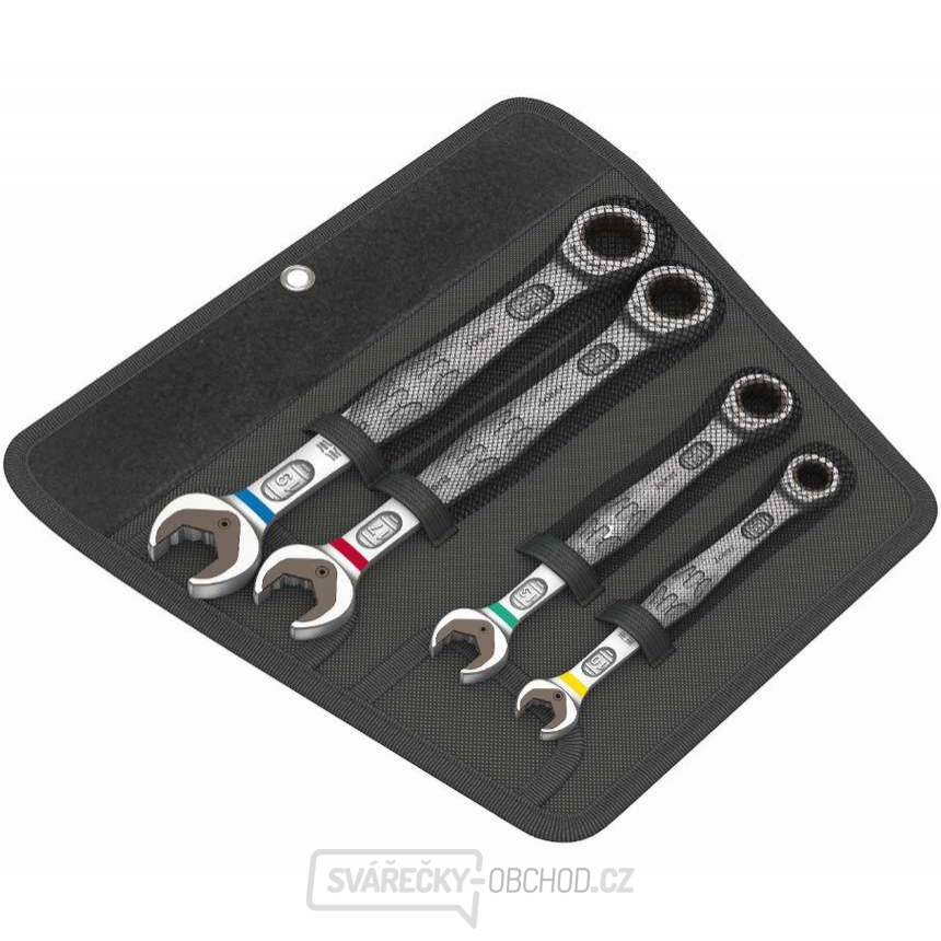 Wera 073290 Očkoploché ráčnové klíče 10 ÷ 19 mm 6000 Joker 4 Set 1 Sada 4 díly
