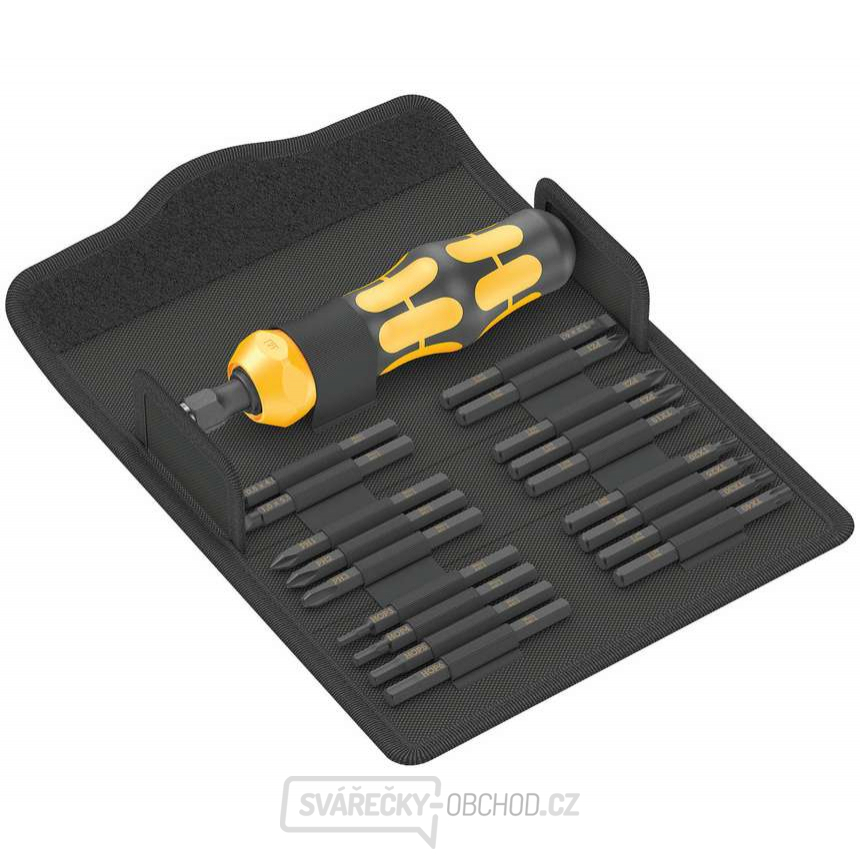 Wera 018110 Rázové šroubováky 1/4" Kraftform Plus 900 Set 1 (Sada 19 dílů)