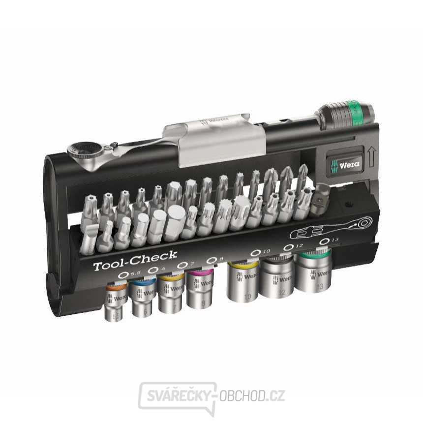 Wera 200995 Bity, ráčňa a držák Tool-Check Automotive 1 (Sada 38 dílů)